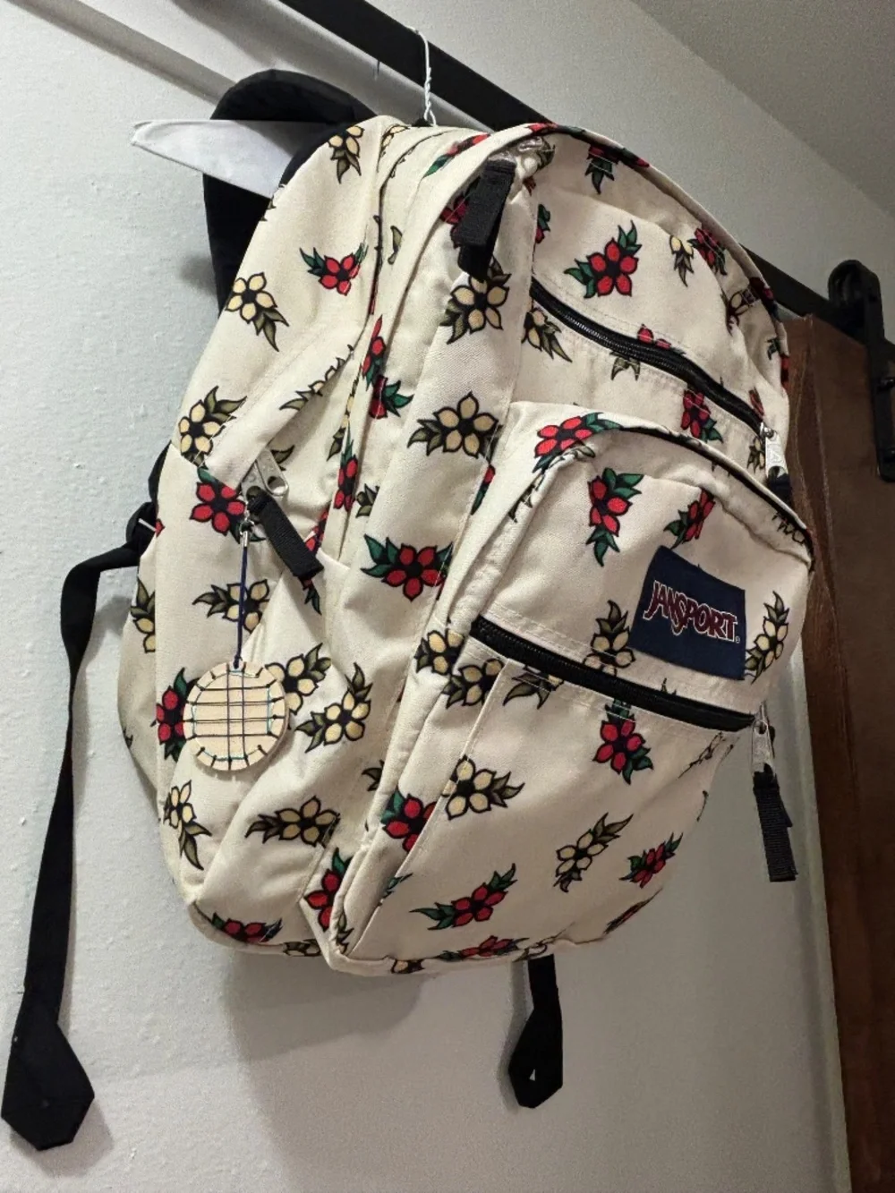 Jansport 18” Tattoo Blossom Laptop Sleeve Backpack Large Student Bookbag